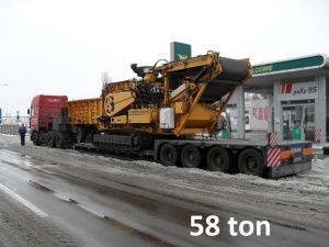Krajowy transport ciężki do 60 ton
